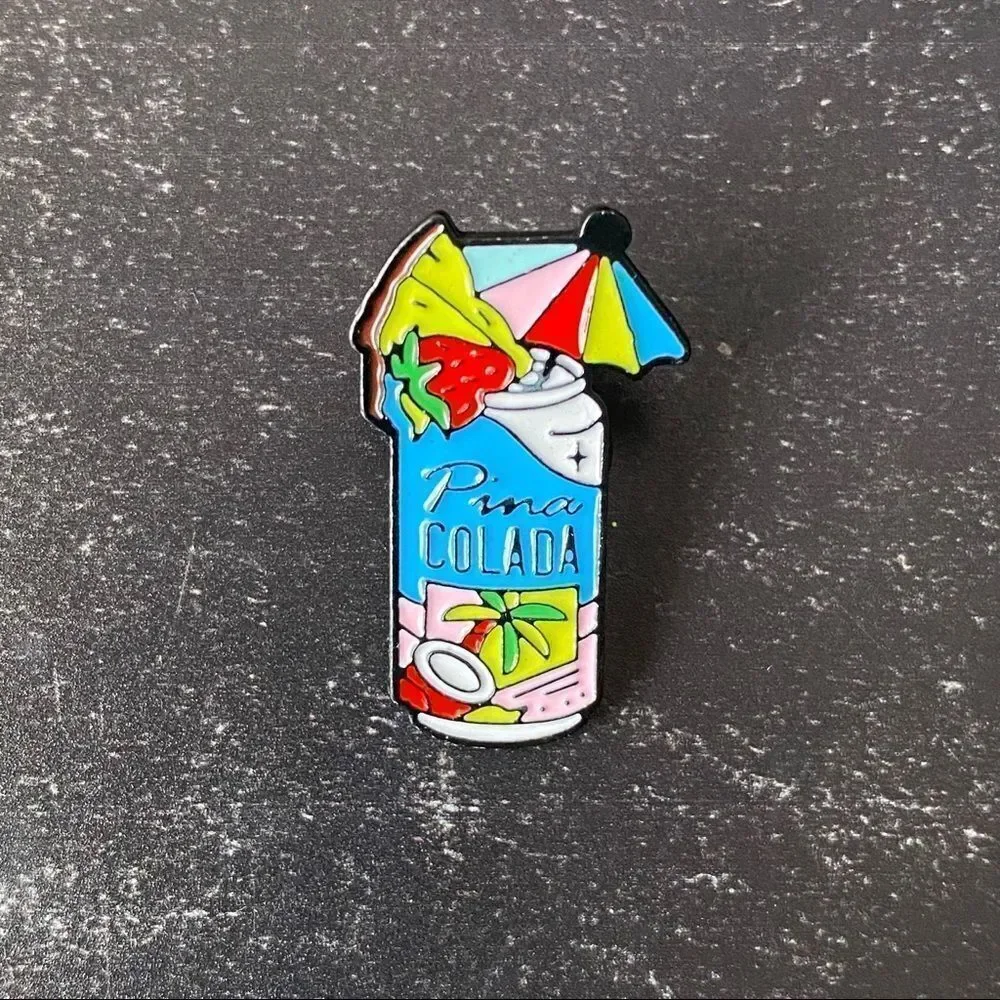 Piña Colada Enamel Pin/ Brooch